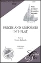 Preces and Responses in B Flat SATB choral sheet music cover